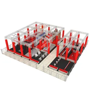 Percorso Ninja Commerciale per Interni, Attrezzatura per Percorso a Ostacoli per Bambini, Percorso Ninja Warrior Cinese, Parco Trampolini - Product Image 1