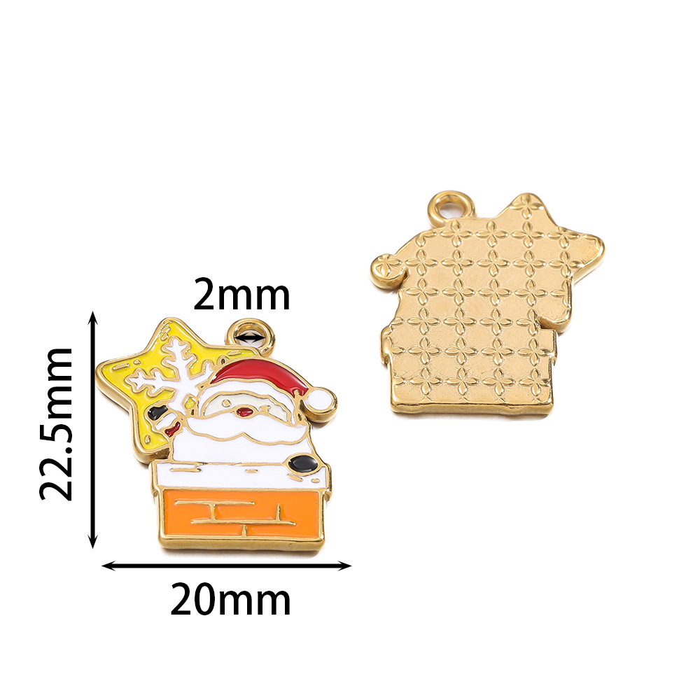 Pendentif de Noël Huile Goutte à Goutte 04