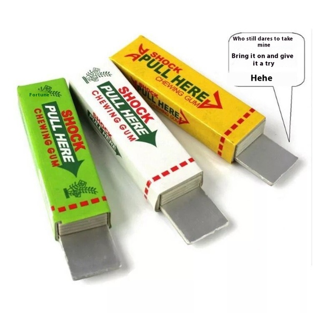 Electric Shock Gum Novelty Prank Toy Electric Gum Magic Prop Wholesale Manufacturer