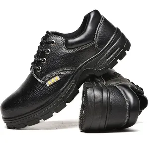 Custom Service Stalen Teen Veiligheidsschoenen Industriële Werkschoenen Goedkope Schoenen Tweelaagse Bulbar Oxford Doek Bedrukt Zilver