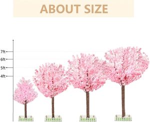 Arbre de cerisier artificiel au prix d'usine, écologique, résistant aux UV, durable, léger, personnalisable, pour extérieur, intérieur, mariage - Product Image 3