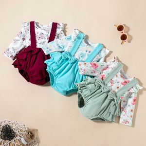 100% cotone stampa vestiti per neonate 0-2 anni può essere personalizzato set <span class=keywords><strong>di</strong></span> abbigliamento - Product Image 4