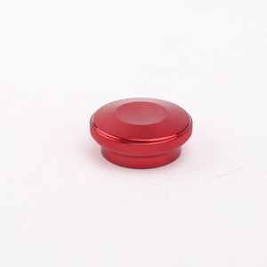Bouton d'arrêt d'urgence en aluminium à tête bombée, non éclairé, interrupteurs à bouton-poussoir mécaniques - Product Image 1