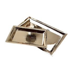 Plateau de service en métal résistant à la rouille, exportateur indien, plateau de rangement et de présentation polyvalent pour un usage quotidien, disponible au meilleur prix - Product Image 4