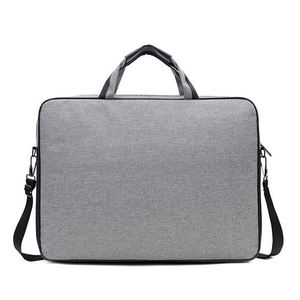 Sacoche d'ordinateur portable élégante et étanche pour homme, mallette professionnelle légère pour le bureau et les voyages, sac à bandoulière noir moderne - Product Image 3