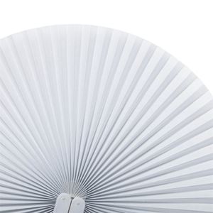 Éventails pliants personnalisés en forme de cœur ou ronds pour peinture DIY, anniversaires, mariages, fêtes – Éventails en papier portables avec poignées en plastique - Product Image 2