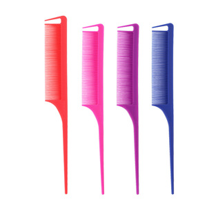 Peines Elegantes Playboy, Herramientas de Peinado de Plástico para Salón, Permanente, Tinte, Mechas, Multifuncionales, Rojo, Rosa, Morado, Azul - Product Image 1