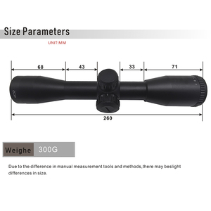 Ottica <span class=keywords><strong>da</strong></span> <span class=keywords><strong>Caccia</strong></span> Cannocchiale Telescopico 4X32 Mirino con Attacchi e Reticolo a Croce per Esterni - Product Image 4