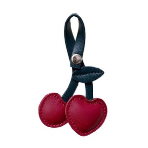 2026 Coolter Novelties Rustic Leather Cherry <b>Key</b> Chain Fashion Leading <b>Men</b> and Women Car Bag <b>Key</b> <b>Ring</b> Pendant Jewelry Gift - Product Image 5