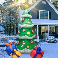 Arbre de Noël gonflable extérieur Offre Spéciale avec lumières LED Décorations de Noël