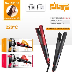 Lisseur professionnel DSP à plaques céramiques 1500W avec affichage numérique et contrôle de la température pour usage domestique - Product Image 5