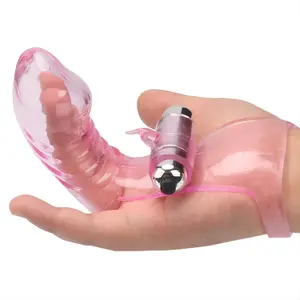 Fenli Factory Direct Selling G-Spot Vibrator Women Couples Sex Masturbator Tool Finger Sleeve Finger Vibrator