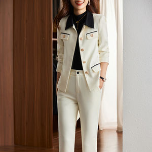 <span class=keywords><strong>Traje</strong></span> <span class=keywords><strong>Formal</strong></span> promocional para <span class=keywords><strong>mujer</strong></span>, antiarrugas, transpirable, sin arrugas, antipilling, trajes anticontracción, trajes de negocios para mujeres jóvenes - Product Image 2