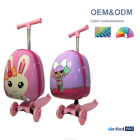 Nouveaux produits 2026 – Valise trottinette enfant en polyester imperméable avec impression 3D personnalisée et serrure, design populaire