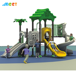 Aire de jeux extérieure pour enfants, grande <span class=keywords><strong>série</strong></span> animaux, équipement de parc avec toboggan en plastique - Product Image 2