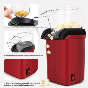 Mini <span class=keywords><strong>machine</strong></span> à <span class=keywords><strong>pop</strong></span>-<span class=keywords><strong>corn</strong></span> électrique à air chaud 1200W, appareil domestique pour snacks soufflés, fabriqué en Chine - Product Image 4