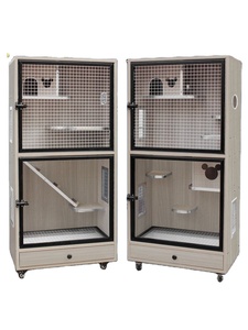 Jaula de gabinete de <span class=keywords><strong>Chinchilla</strong></span> de madera maciza Jaula de nido de hielo de Villa de madera - Product Image 2