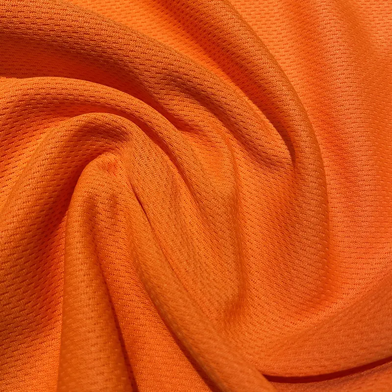 Quick Dry Sports Jersey Fabric 100% Polyester Fabric Mesh Knitted Sportswear Fabric