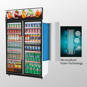 Refrigerador de Exhibición de 3 Puertas de Alta Gama para 126 Latas, Refrigerador de Cerveza, Refrigerador de Cola - Product Image 5