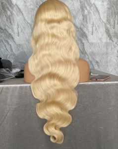 Pronta per <span class=keywords><strong>la</strong></span> Spedizione: Parrucca 613 Full Frontal Lace in Capelli Umani 100% HD, Senza Colla, Bionda, per Donne di Colore - Product Image 2