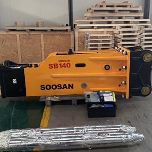 Martillo hidráulico tipo caja Soosan SB140, PRODUCTO PRINCIPAL, SUMINISTRO DIRECTO DE FÁBRICA, UN AÑO DE GARANTÍA, CARACTERÍSTICAS ESTÁNDAR INCLUIDAS - Product Image 1