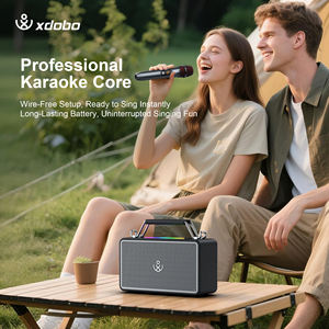 XDOBO Bold <span class=keywords><strong>Mini</strong></span> 80W pour Enceinte Portable 5.3 avec Micro Intégré, Étanche IPX5, pour Home Cinéma et Fêtes, Batterie 8000-10000mAh - Product Image 4