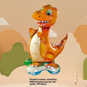 Globos de papel de aluminio con temática de <span class=keywords><strong>bosque</strong></span>, fiestas, zorro, elefante, León, dinosaurio, Koala, soporte para caminar, globo de helio, decoración de cumpleaños - Product Image 5