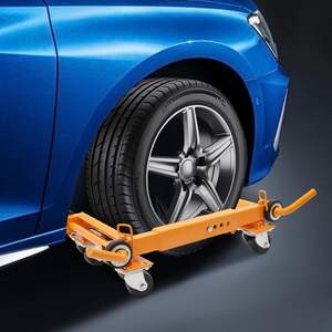 Rueda transportadora de acero de 3 toneladas, carro hidráulico para posicionamiento de vehículos, carros para remolque de coche, remolque, vehículo, rueda transportadora, venta - Product Image 2