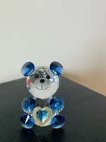 Ornements en cristal en forme de petit ours, décorations de bureau mignonnes avec motif de cœur d'animal de dessin animé, cadeaux d'anniversaire pour les meilleures amies des filles