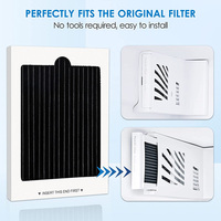Filter Karbon Aktif HEPA untuk Kulkas Frigidaire untuk Udara Bersih Mengurangi Bau Ramah Lingkungan Berkualitas Tinggi untuk Rumah Tangga