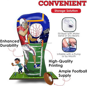 Sac de sable gonflable double face pour jeux de fête, cible de football gonflable, jouet et jeu pour enfants - Product Image 5