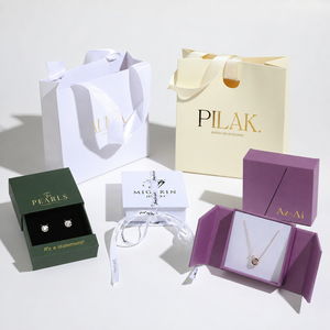Wholesale Custom Logo Free Sample Magnetic Jewelry <b>Box</b> for <b>Ring</b> Earring Pendant Convenient Dustproof Drawer Storage Packaging - Product Image 1