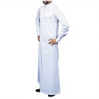 Nouvelle Tunique Islamique pour Hommes en Lin et Coton, Style Casual, Longueur au Sol, Tunique Traditionnelle Élégante Personnalisée