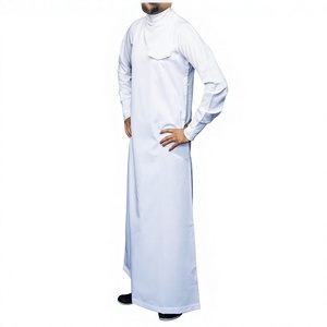 New Style Islamic Muslim <b>Men's</b> Casual Linen Cotton <b>Thobe</b> Floor Length Stylish Traditional Custom Thobes - Product Image 4