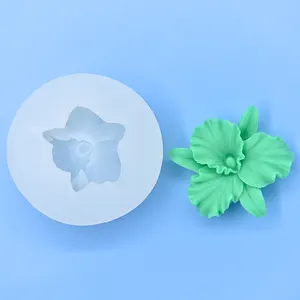 Sapone fatto a mano con cioccolato e caramelle stampo in Silicone a forma di fiore torta fondente decorazioni in Silicone stampi