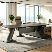 Mesa de Conferencia Rectangular de Madera con Tomas de Corriente Integradas, Escritorio de Reuniones Moderno y Elegante para Oficina
