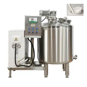 Stainless Steel Milk Cooling Tank 1000 Liters Milk Cooler 200 Liter