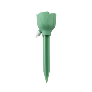 Sistema de riego por goteo automático, gotero ajustable verde para riego de plantas en el hogar, capacidad de 100 ml - Product Image 1