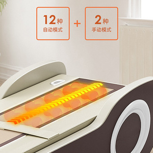 Cama de masaje eléctrica de cuerpo completo con función de calor y temporizador para uso doméstico - Product Image 3