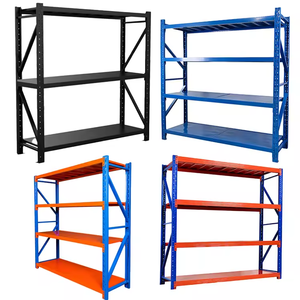 JIACHUANG Scaffale Industriale Resistente, Ripiani <span class=keywords><strong>in</strong></span> <span class=keywords><strong>Ferro</strong></span> a Forma di L, Rivestimento <span class=keywords><strong>in</strong></span> Polvere Epossidica, <span class=keywords><strong>Dimensioni</strong></span> Personalizzabili - Product Image 3