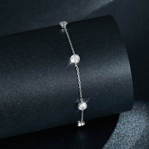 Bracelet ajustable en perles d'imitation, plaqué or rhodié, avec breloque en moissanite, style hip-hop, bijoux fantaisie en forme d'animal pour les fêtes - Product Image 4