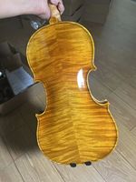 Violon professionnel taille 4/4 fait main, son magnifique, finition vernie, grain clair