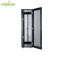 Armoire réseau Starlink Standard 32U 19 pouces pour centre de données avec porte en verre et ventilateurs de refroidissement