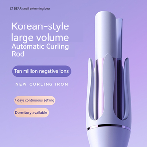 Professional Silk Portable <b>Mini</b> Auto Rotating Curling Iron Automatic <b>Hair</b> <b>Curler</b> with PTC Heater - Product Image 4