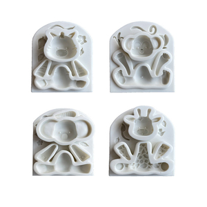 Molde <span class=keywords><strong>de</strong></span> silicona del mundo Animal L215, León, elefante, mono, cebra, <span class=keywords><strong>jirafa</strong></span>, molde para hornear galletas, Sugarcraft, decoración <span class=keywords><strong>de</strong></span> pasteles, moldes para <span class=keywords><strong>Fondant</strong></span> - Product Image 2