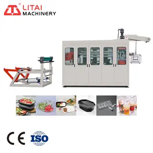 Fully Automatic Machine Production Line Making Disposable Used Plastic Cup Cover