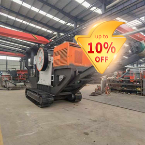 Máy nghiền hàm di động xử lý chất thải xây dựng, máy nghiền thép di động, máy nghiền đá bán - Product Image 1