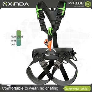Xinda Beidou Star Series Ceinture de sécurité complète à cinq points de style industriel pour la protection contre les chutes de climatisation de sauvetage en plein air - Product Image 6