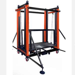 Échafaudage électrique de 6 m, réglable pour la construction, plateforme élévatrice électrique <span class=keywords><strong>en</strong></span> alliage d'aluminium, échafaudage - Product Image 2