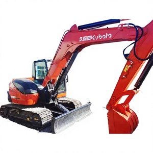Excavatrices Kubota KX183-3 d'occasion en vente en gros officielles |   Mini-pelleuse d'occasion de 8 tonnes |   Excavatrice sur chenilles fiable avec moteur CE EPA - Product Image 1